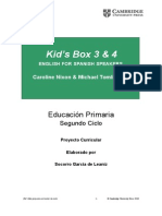 Kid’s Box 3 & 4 ENGLISH FOR SPANISH SPEAKERS