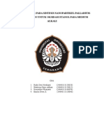 Efek Stabilizer Ada Sintesis Nanopartikel Palladium