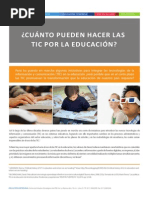 Cuanto Puede Hacer Las Tic en La Educacion 1