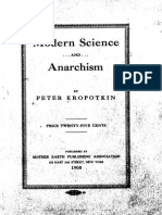 Modern Science and Anarchism - Kropotkin