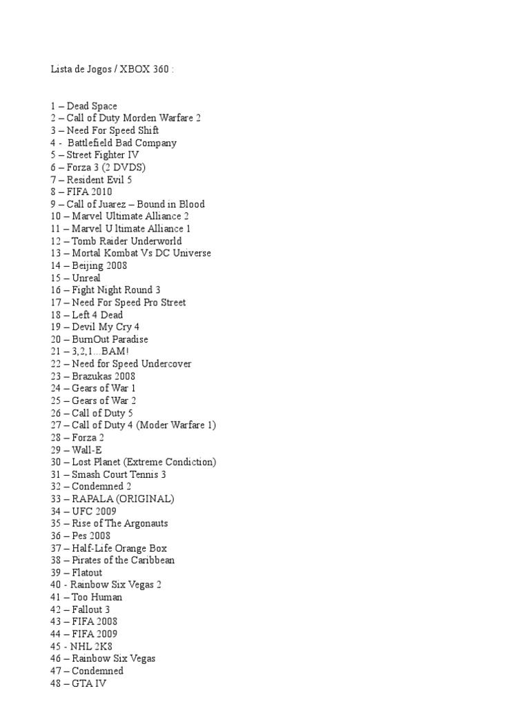 Lista de jogos do Xbox compatíveis com o Xbox 360 – Wikipédia, a