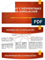 Ventahas y Desventajas de Simulacion