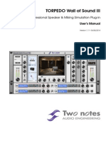 Torpedo Wall of Sound III Manual