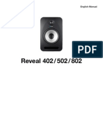 Tannoy Reveal 402/502/802 Studio Monitor Manual