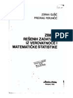 Zbirka Resenih Zadataka Iz Verovatnoce i Matematicke Statistike