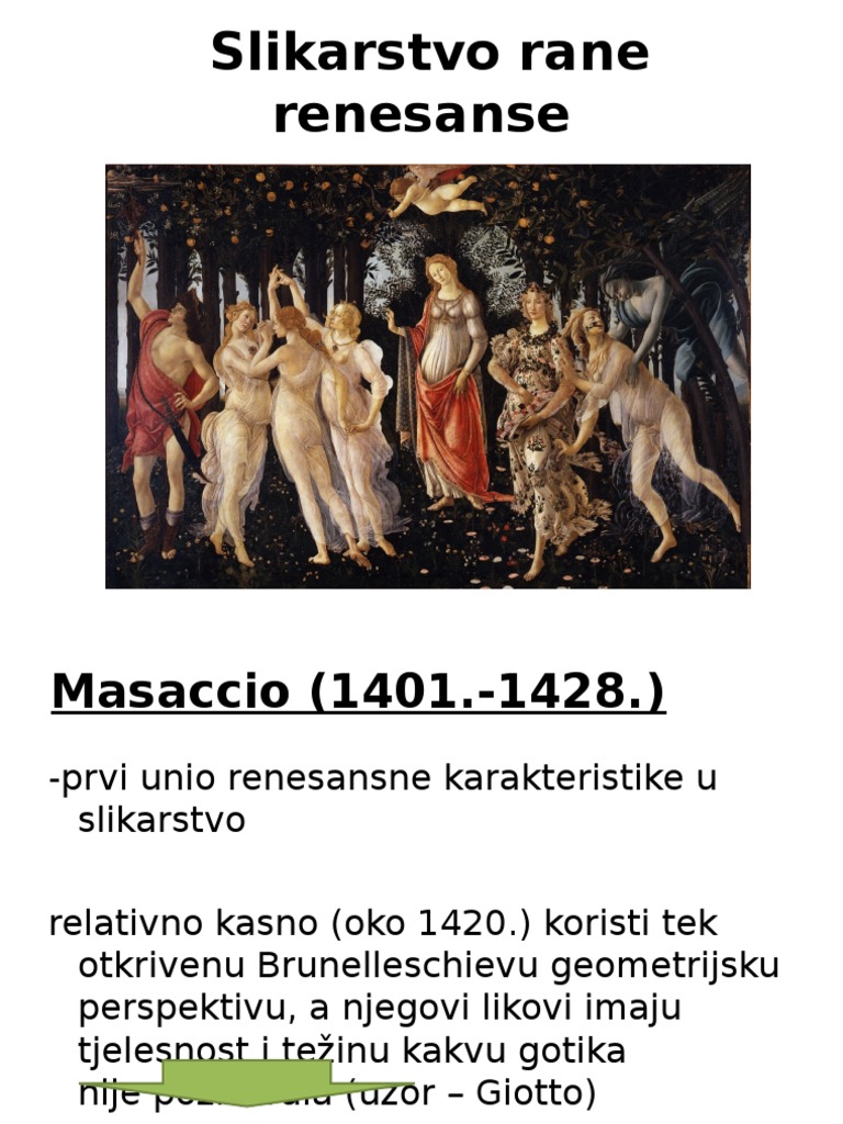 Slikarstvo Rane Renesanse | PDF