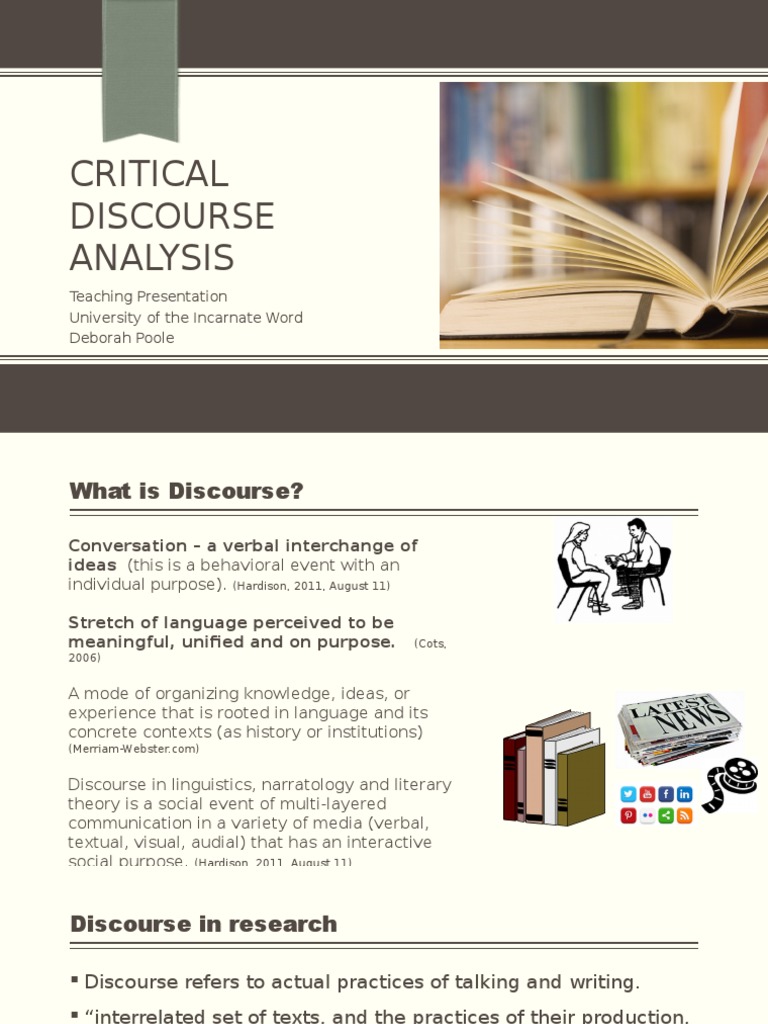 Discourse Analysis for Academics | PDF | Ideologies | Discourse