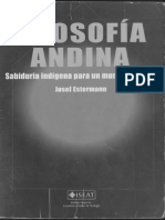 Estermann Josef - Filosofia Andina