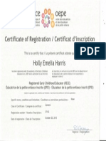 Certificate of Registration Cece