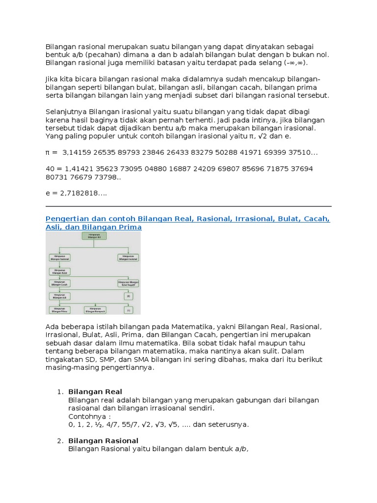 Rasional Dan Irasional