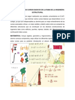 Importancia de Los Cursos Basicos en La Rama de La Ingenieria Estructural