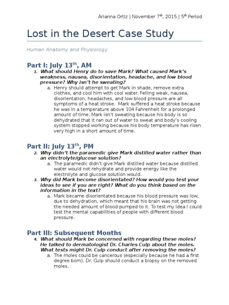 Dehydration case study ppt image