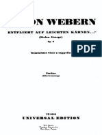 Anton Webern Op. 2 - Entflieht Auf Leichten Kähnen