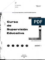Curso de Supervisión Educativa - Unidad - I