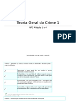 Exercicios Da Teoria Do Crime  NP1