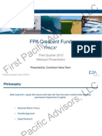 Steve Romick FPA Crescent Fund Q3 Investor Presentation