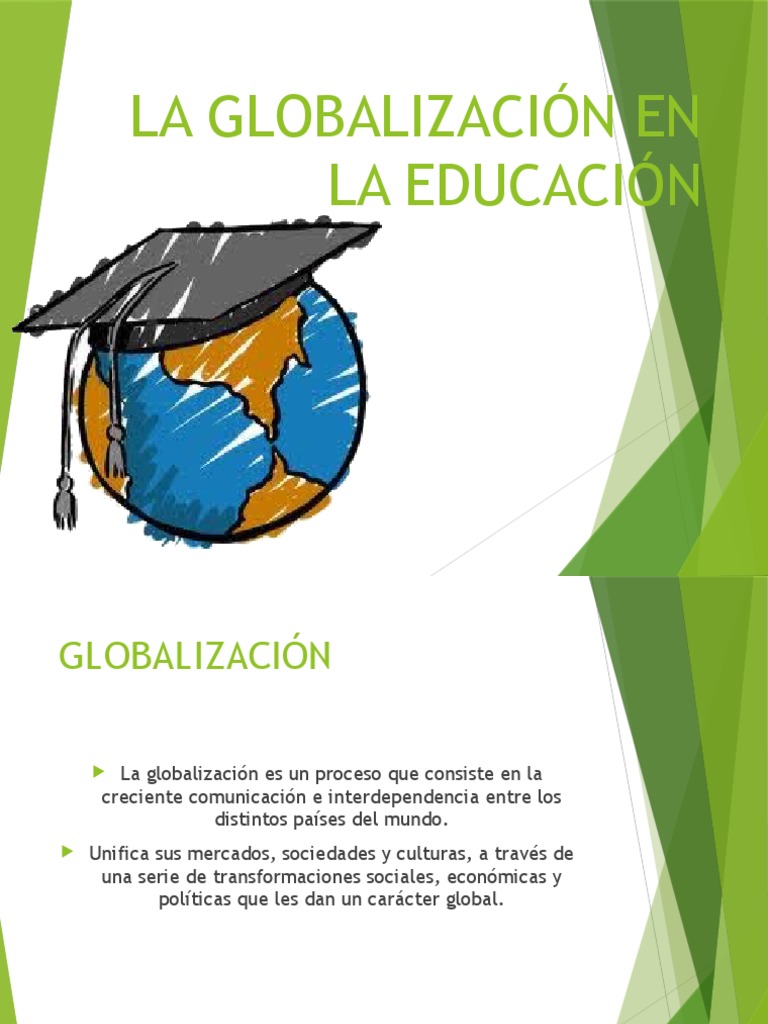 La Globalizacion en La Educacion | PDF | Globalización | Economias