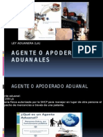 Agente o Apoderados Aduanales
