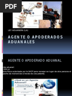 Agente o Apoderados Aduanales