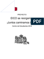 Proyecto CEE 2016 "EICO se Reorganiza ¡Juntos Caminamos Todos!"