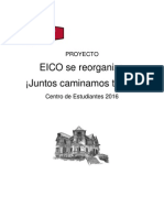 Proyecto CEE 2016 "EICO Se Reorganiza ¡Juntos Caminamos Todos!"