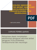 Patofisiologi Gangguan Aktivitas Akibat Gangguan Muskuloskeletal, Cardiopulmonal dan Neurologis