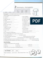 Spelling worksheet homographs