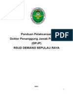 Panduan Pelaksanaan DPJP RSUD DSR