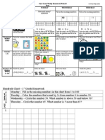 Weekly Homwework Sheet Week 10 - 1st Grade - Ccss