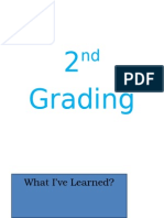 2 Grading: What I've Learned?