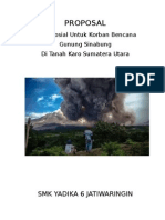 Proposal Bencana Sinabung