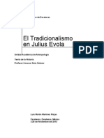 El Tradicionalismo en Julius Evola