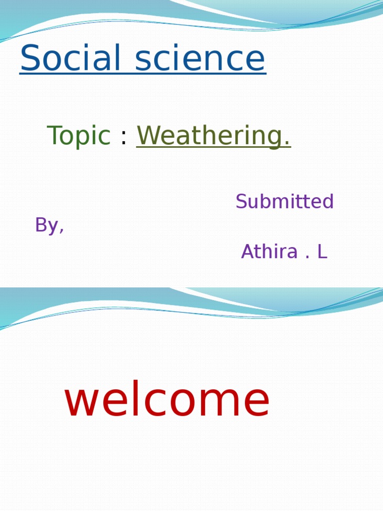 Understanding Weathering Types | PDF | Social Science