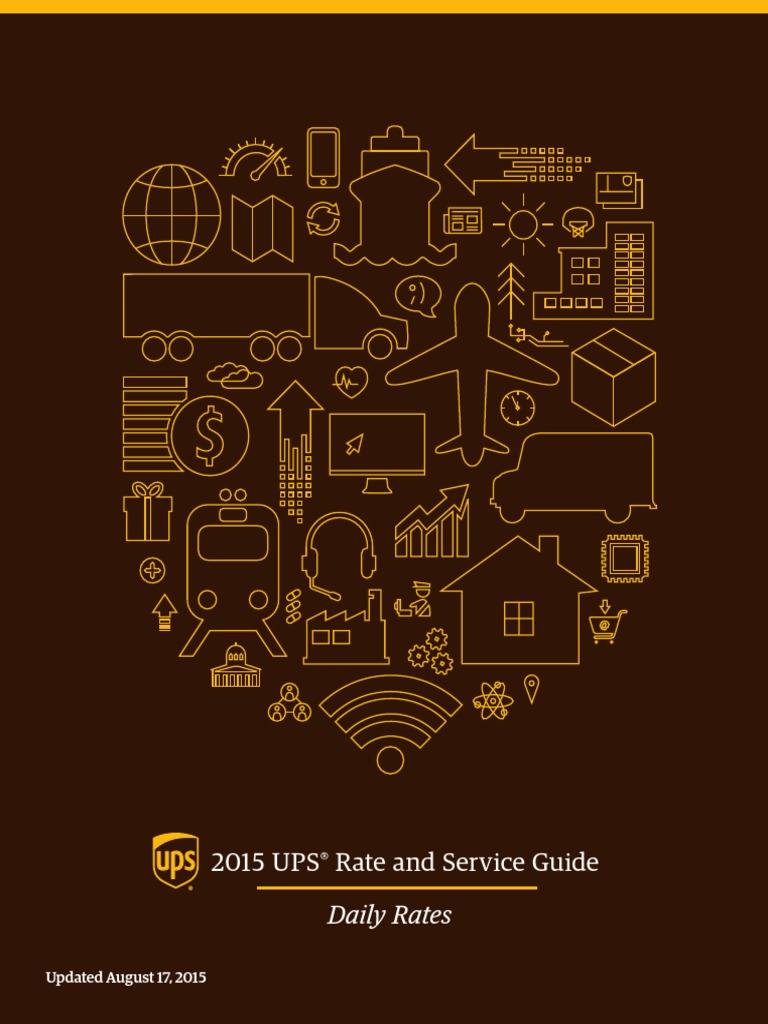 UPS Daily Rates PDF Cargo United Parcel Service
