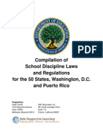 Compilation of School Discipline Laws and Regulations for the 50 States