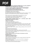 Key Accountability in MKT Jobs