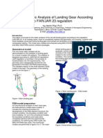 Nonlinear FEM Analysis of Landing Gear