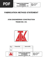 Method Statement Cladding
