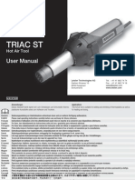 Manual de Utilizare TRIAC ST PDF