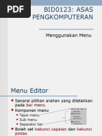 Guna Menu Dan Input Box