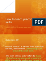 How To Teach Practical Skills