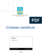 Cristales Metalicos