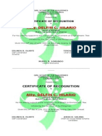 GSP Certificate Recog