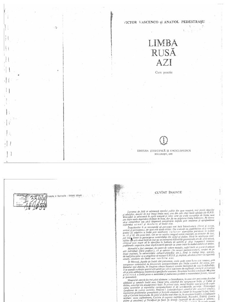 Manual Limba Rusa