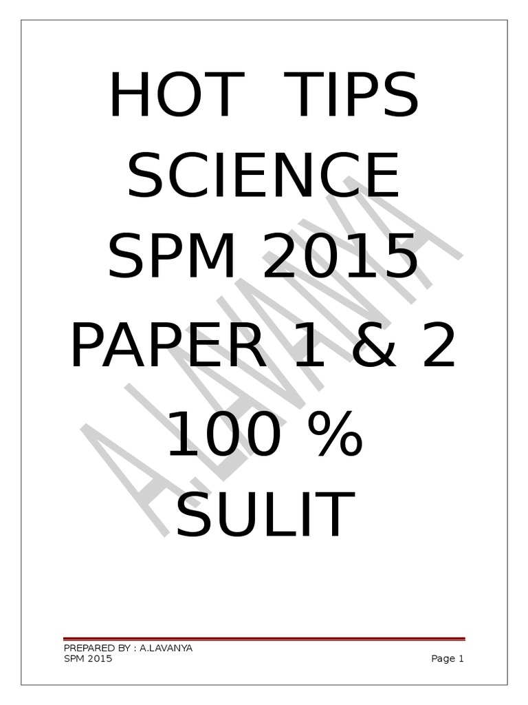 Science Spm 2015  Nuclear Reactor  Internal Combustion 