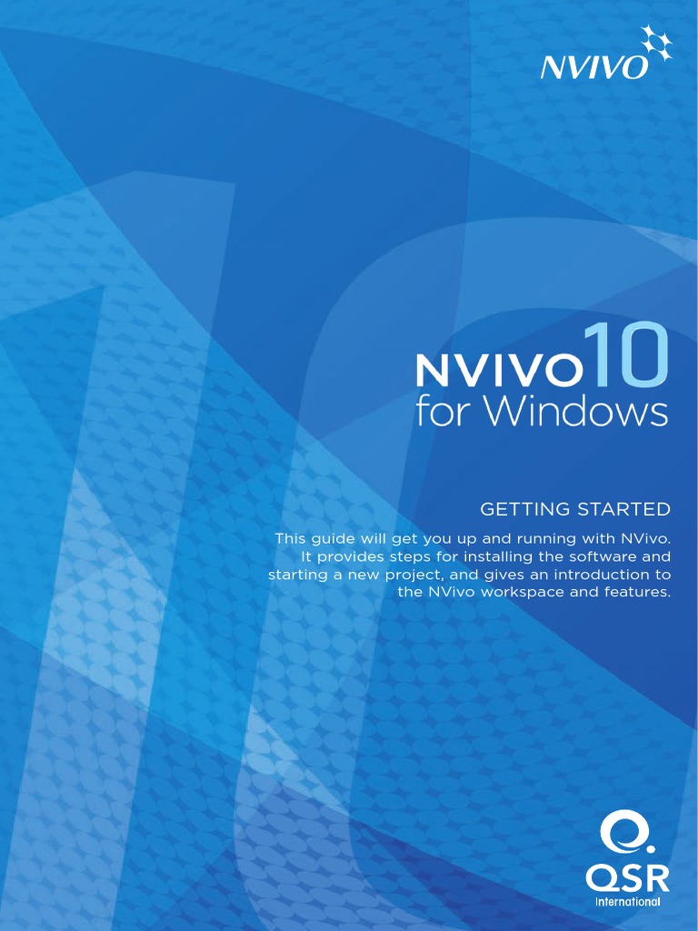 NVivo10 Getting Started Guide | PDF | Qualitative Research | Evernote