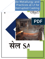 Ladle Metallurgy Practices for Uninterrupted Casting