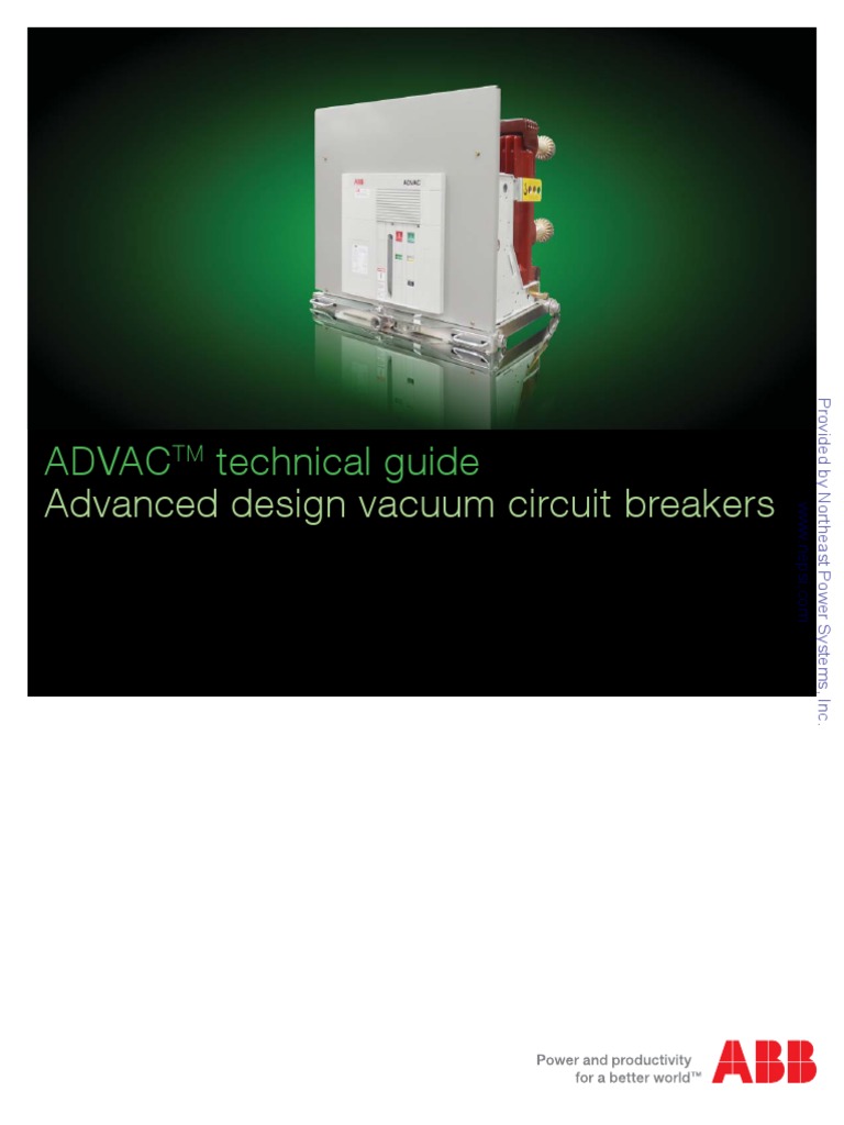 ABB ADVAC Circuit Breaker Brochure | PDF | Switch | Alternating Current