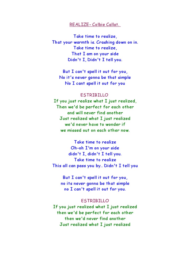 Realize | PDF