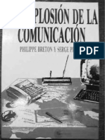 Explosion de La Comunicacion - Philippe Breton y Serge Proulx
